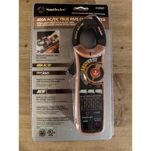 Southwire 21050T 400A AC DC True RMS Clamp Meter Non Contact Voltage Detector